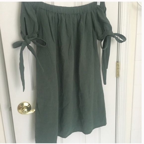 Lulus Alfresco Evenings Oliver Green Mini Dress S - Picture 6 of 6